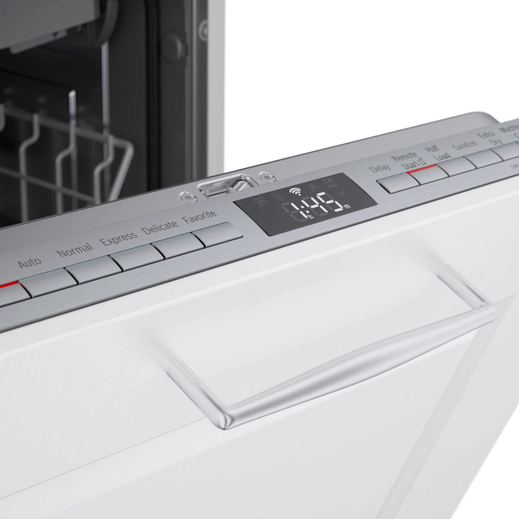 Bosch - 800 Series 18" Top Control Smart Built-In Dishwasher with 3rd Rack and 44 dBA - Custom Panel Ready