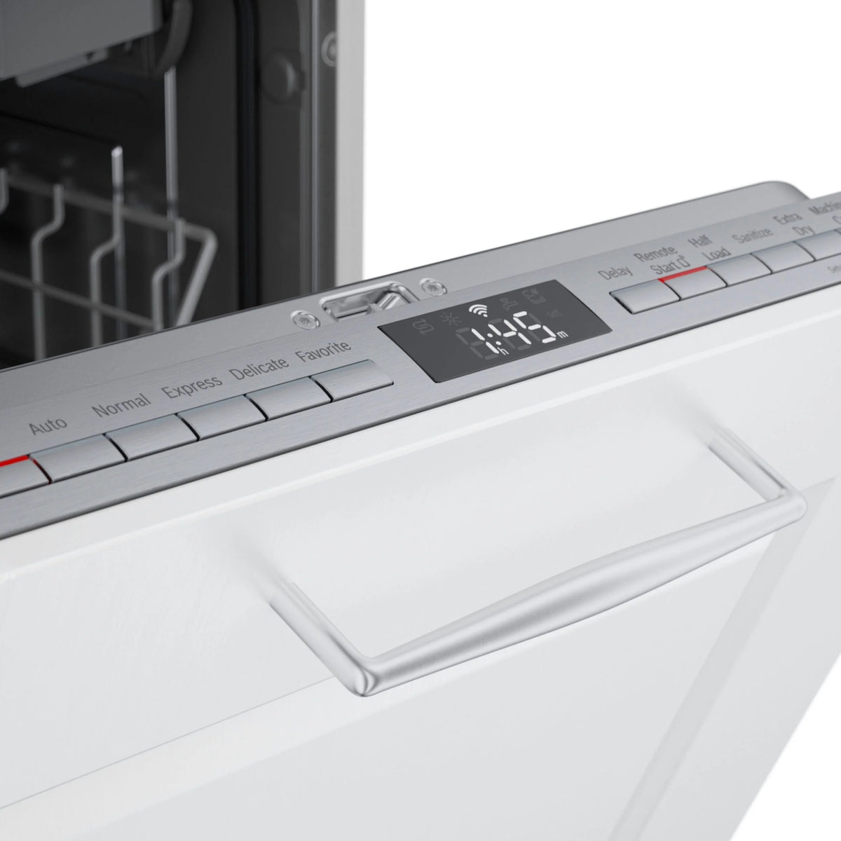 Bosch - 800 Series 18" Top Control Smart Built-In Dishwasher with 3rd Rack and 44 dBA - Custom Panel Ready