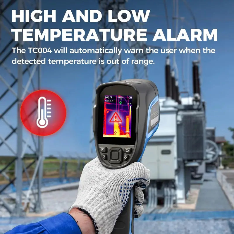 TOPDON TC100 Thermal Imaging Camera – 256×192 IR Resolution, Handheld Diagnostic Tool