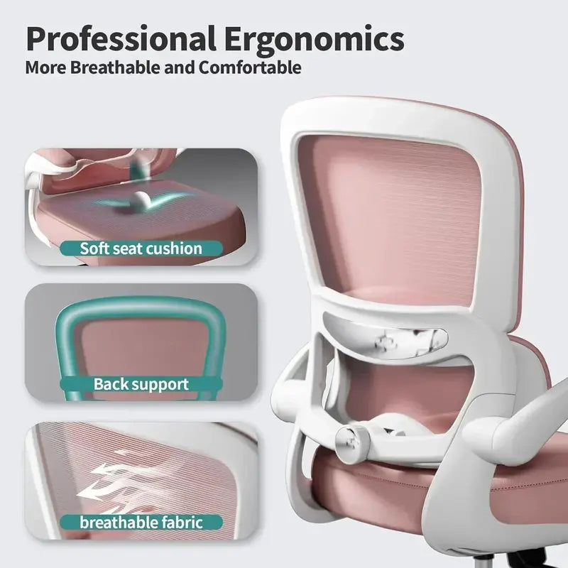 TRALT Ergonomic Office Chair – High-Weight Capacity Mesh Desk Chair for Work or Gaming