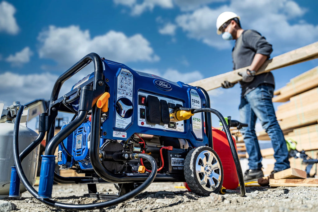 Ford 5, 250 - Watt Dual Fuel Portable Generator with Wireless Remote Start