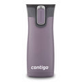 Contigo Autoseal West Loop Vacuum-Insulated Stainless Steel Travel Mug, 16 oz, Dark Plum