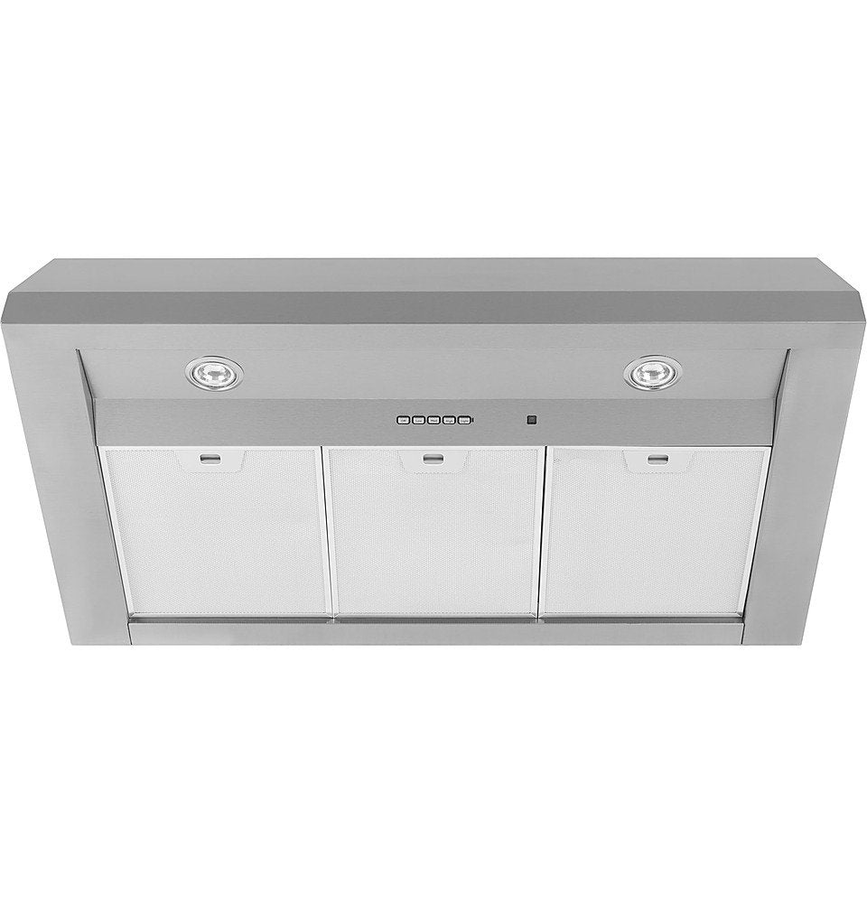 GE Profile - 36" Convertible Range Hood - Stainless steel