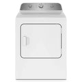 Compact 7.0 Cu. Ft. Electric Clothes Dryer with Wrinkle Guard  Pure White