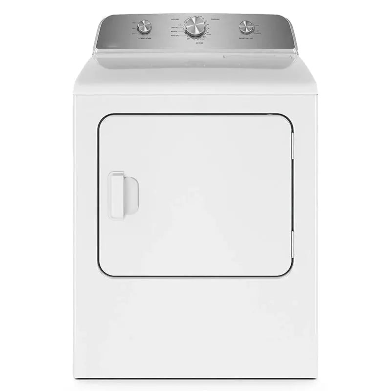 Compact 7.0 Cu. Ft. Electric Clothes Dryer with Wrinkle Guard  Pure White