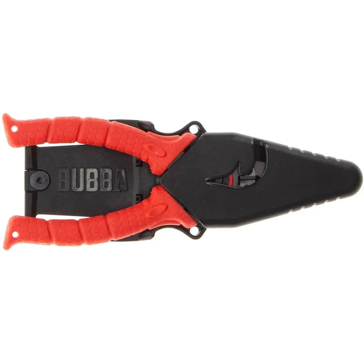 BUBBA 8.5" Stainless Steel Pliers with Non-Slip Handle . Spring Loaded with Crimping Tools and Anvil Cutters Lanyard Hole and Sheath