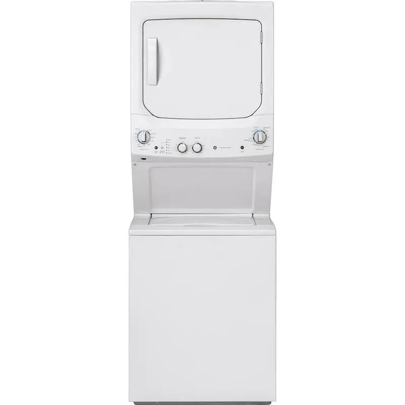 Compact Laundry Center  3.8 Cu. Ft. Top-Load Washer and 5.9 Cu. Ft. Electric Dryer in a Single White Unit