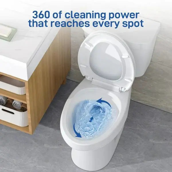 Cotton White Elongated Two-Piece Toilet  ADA-Compliant Universal Height, 1.28 GPF Siphonic Flush, Soft-Close Seat