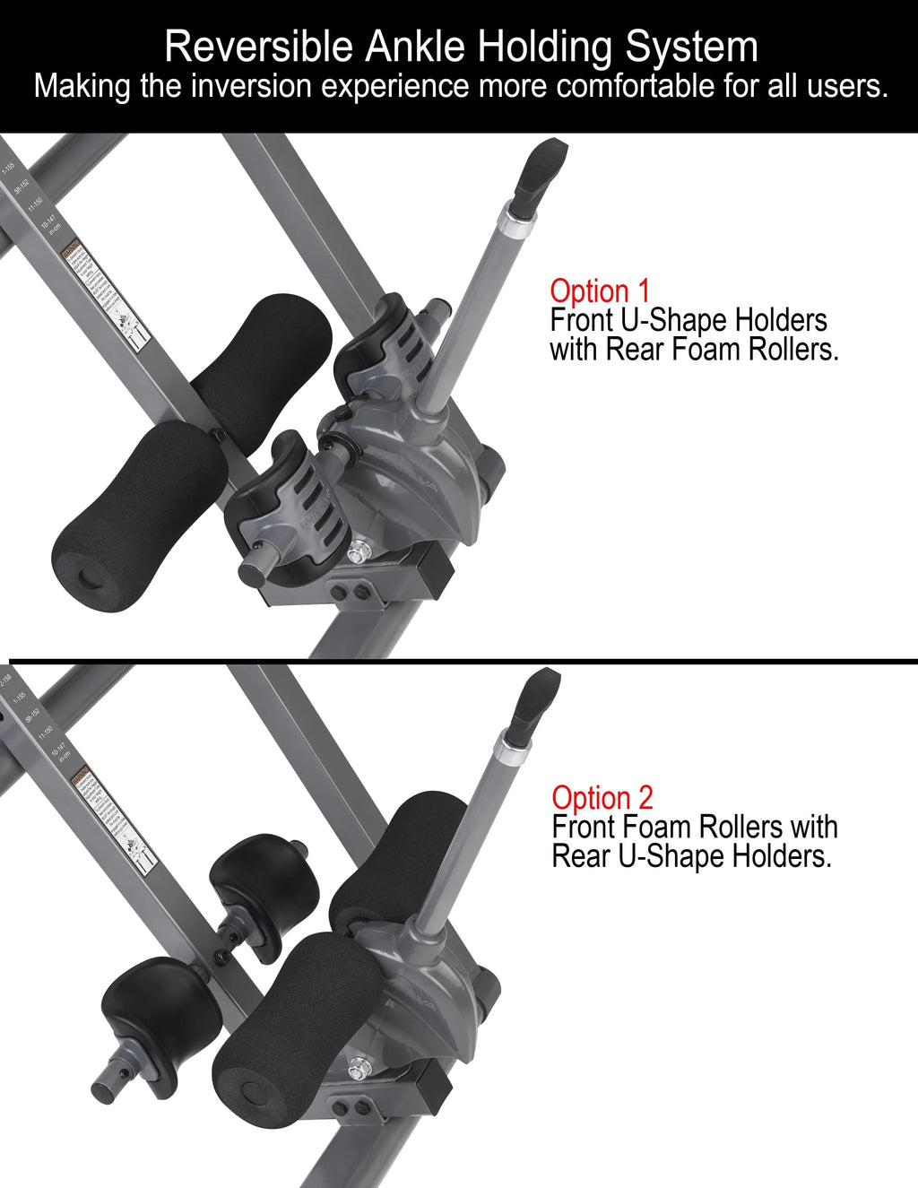 Innova ITM5950 Advanced Heat and Massage Therapeutic Inversion Table, , 300 lb Max Weight Capacity