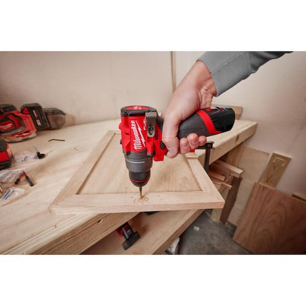 M12 FUEL 12-Volt Li-Ion Brushless Cordless Hammer Drill/Impact Driver/Impact Wrench/Ratchet Combo Kit (5-Tool)