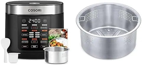 COSORI 10-Cup Rice Cooker  Fuzzy Logic Smart Rice Maker with 24-Hour Keep Warm & 18 Presets
