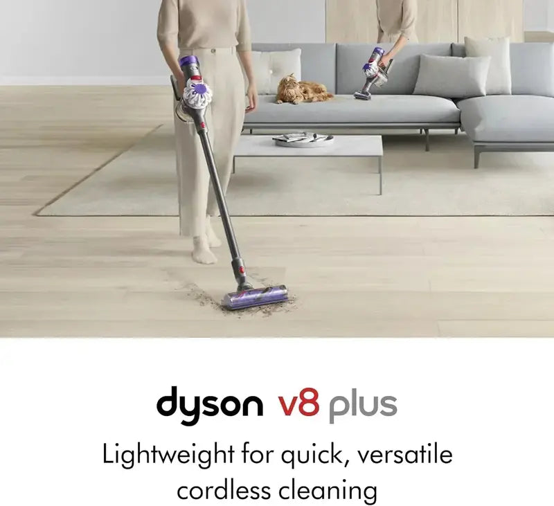 Cordless Vacuum Cleaner  Sleek Silver/Nickel Finish, Lightweight & Cord-Free Cleaning Performance
