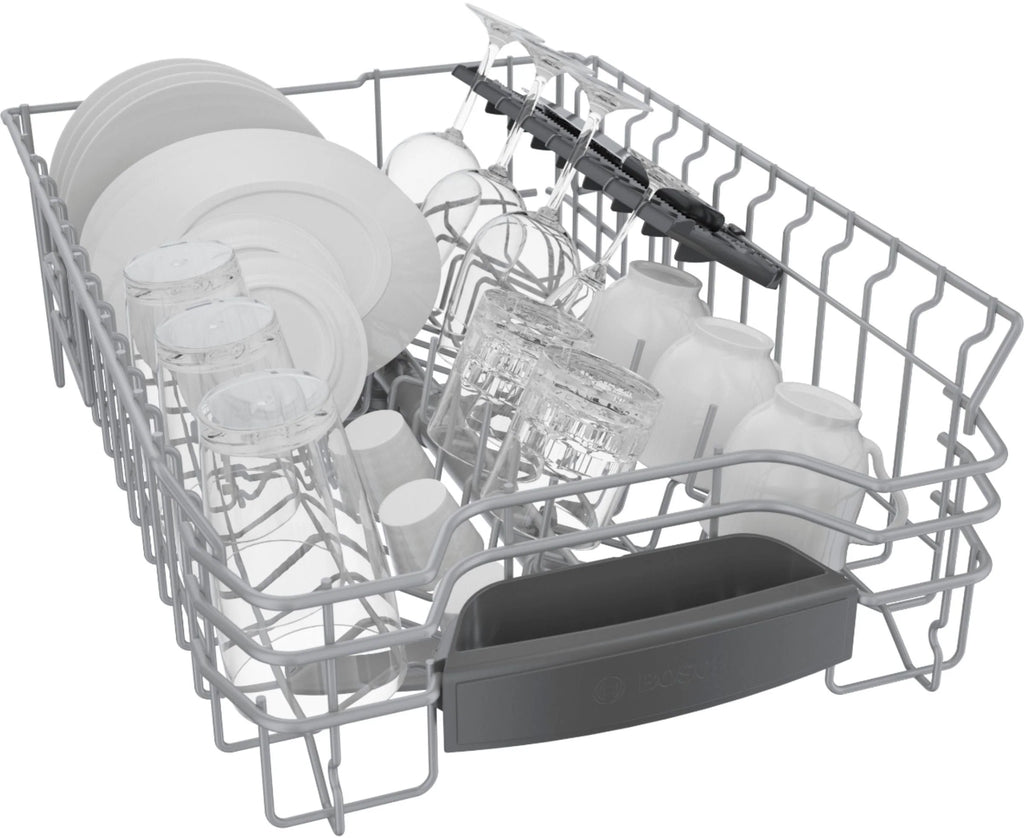 Bosch - 800 Series 18" Top Control Smart Built-In Dishwasher with 3rd Rack and 44 dBA - Custom Panel Ready