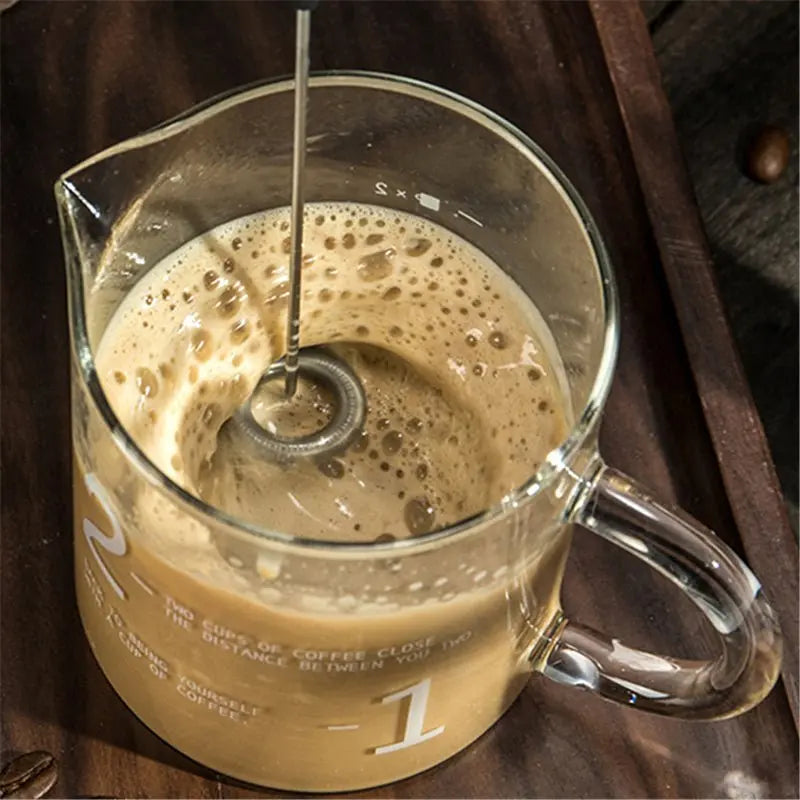 Cordless Handheld Milk Frother for Lattes, Cappuccinos & Hot Drinks
