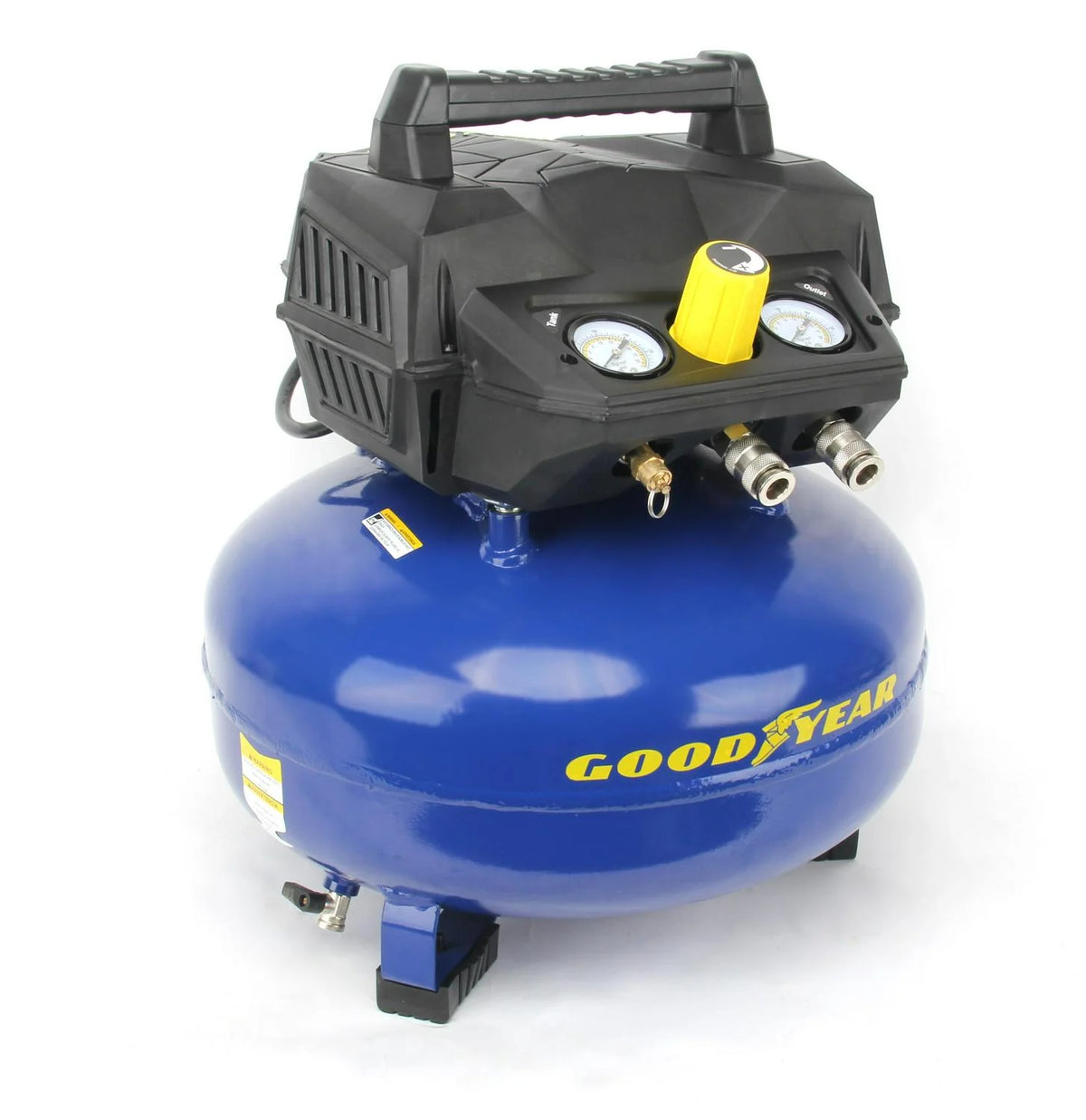 GOODYEAR 6 Gallon 175 Max Psi Portable Pancake Air Compressor . 3.0 SCFM at 90 Psi