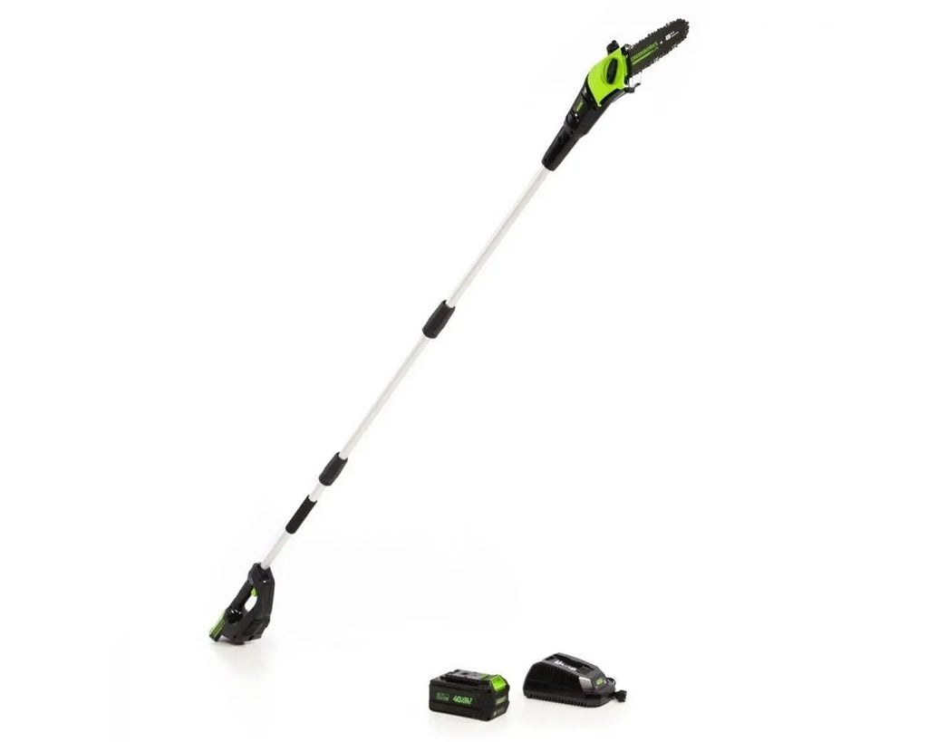 Greenworks 40V 8" Cordless Pole Saw with 2.0 Ah Battery and Charger . 1403702