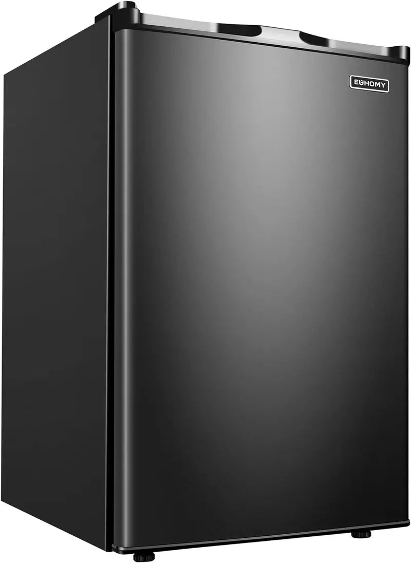 Compact 3.0 Cu. Ft. Upright Mini Freezer  Stainless Steel Reversible Door, Ideal for Dorms, Apartments, or Offices