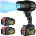 Cordless Electric Leaf Blower  Handheld Turbo Jet Fan with 2x 2.6Ah Batteries, Charger & Outdoor Cleaning Power