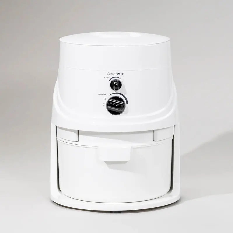 Stainless Steel Electric Grain Grinder – High-Speed Wheat Flour Mill for Fresh, Homemade Flour