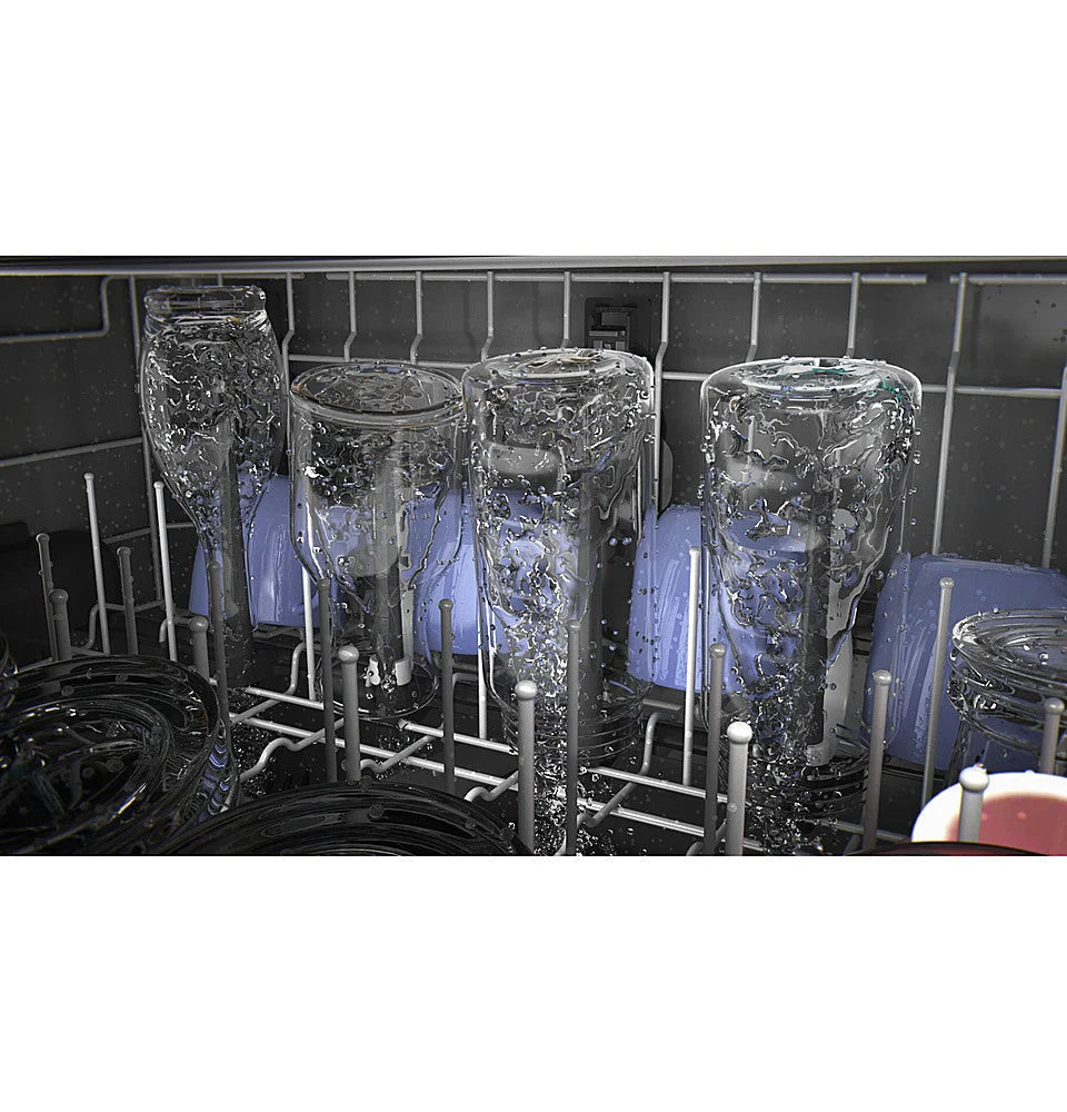 GE - Top Control Built-In Dishwasher with 3rd Rack, Dry Boost, 50 dBa - Slate