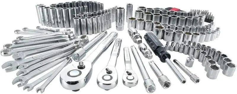 CRAFTSMAN 189-Piece Mechanics Tool Set  Includes 1/4 and 3/8 Drive Ratchets, Sockets, and Accessories (CMMT12134)