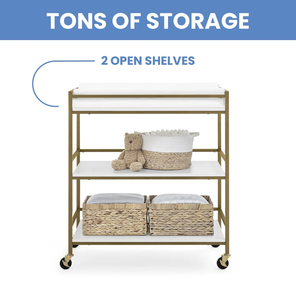 Delta Children Changing Melamine Bronze