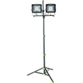 Dual-Head LED Work Light  20,000-Lumen Adjustable Brightness Lamp with Sturdy Metal Tripod & 9-Foot Cord