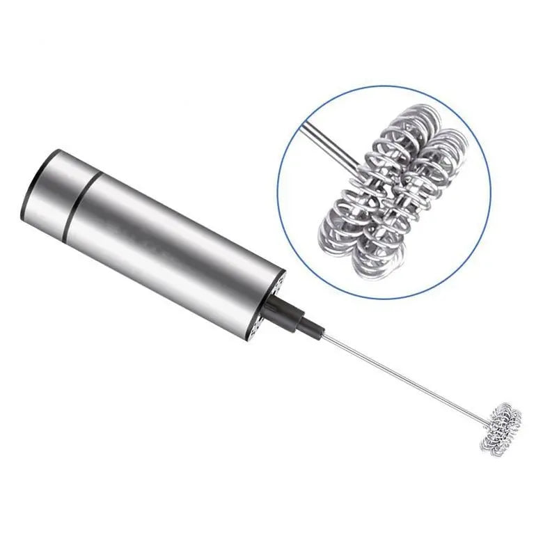 Cordless Handheld Milk Frother for Lattes, Cappuccinos & Hot Drinks