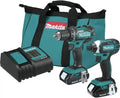 Compact 2-Piece Cordless Lithium-Ion Tool Combo Kit (1.5Ah Batteries)