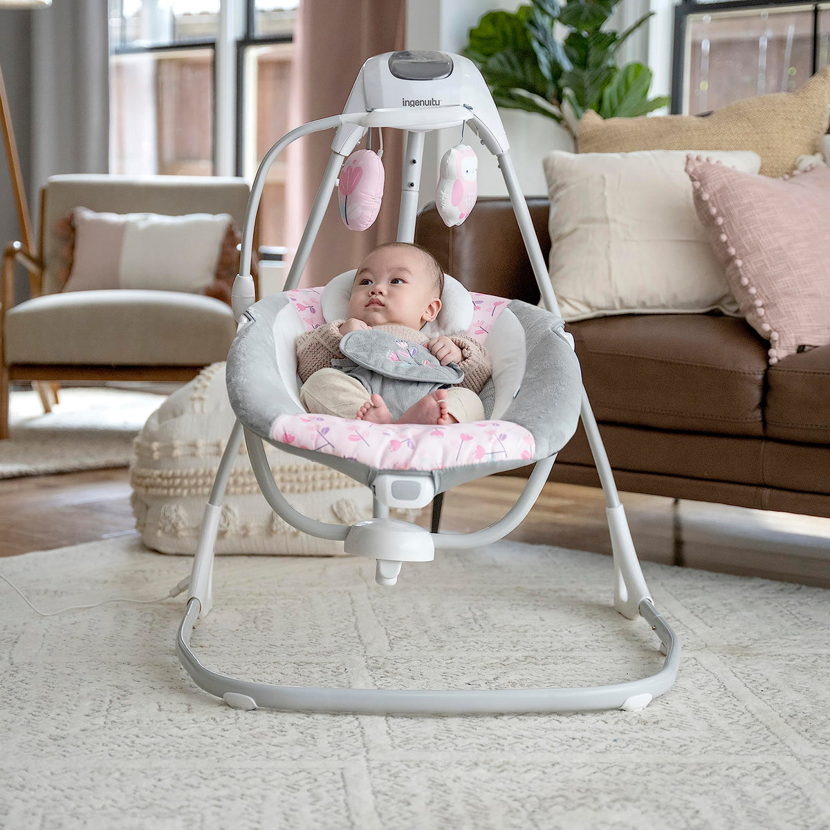 Ingenuity SimpleComfort Cradling Swing Plug