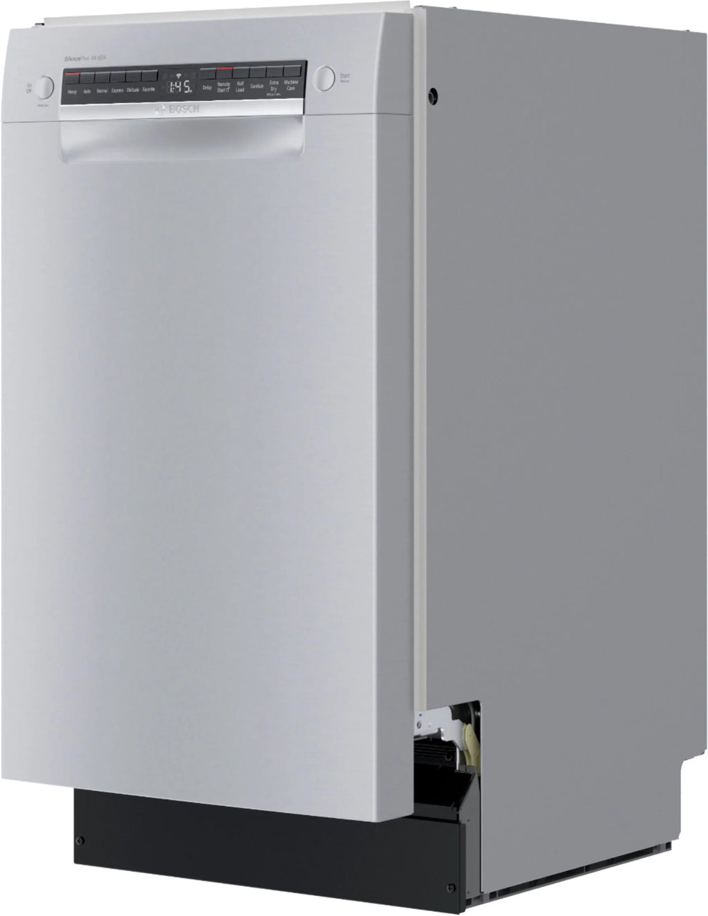 Bosch - 800 Series 18" Front Control Smart Built-In Stainless Steel Tub Dishwasher with 3rd Rack, 44 dBA - Stainless steel
