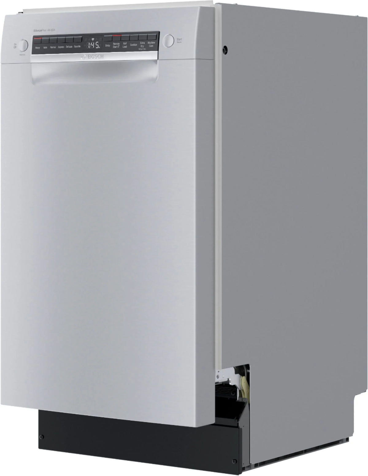 Bosch - 800 Series 18" Front Control Smart Built-In Stainless Steel Tub Dishwasher with 3rd Rack, 44 dBA - Stainless steel