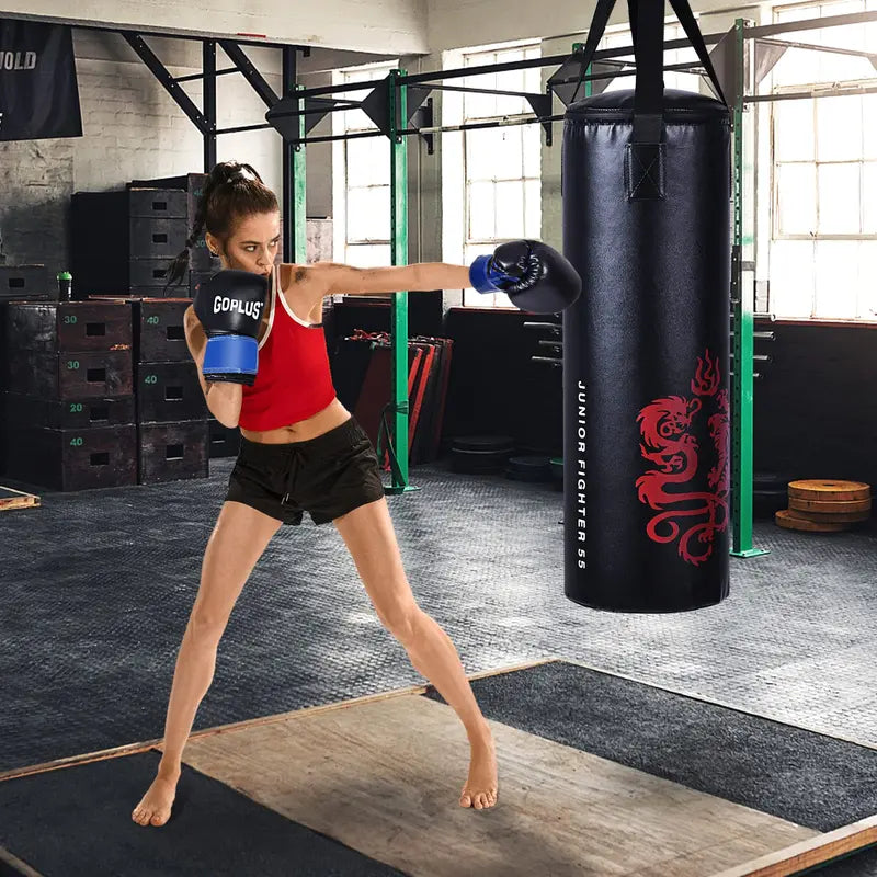 Complete Boxing Training Set  40-LB Heavy Bag, Gloves, Duffel Bag & Jump Rope
