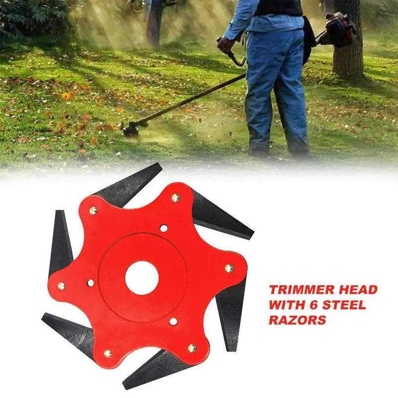 STIHL-Compatible 6-Tooth Grass Trimmer Head – Heavy-Duty Replacement Cutting Attachment
