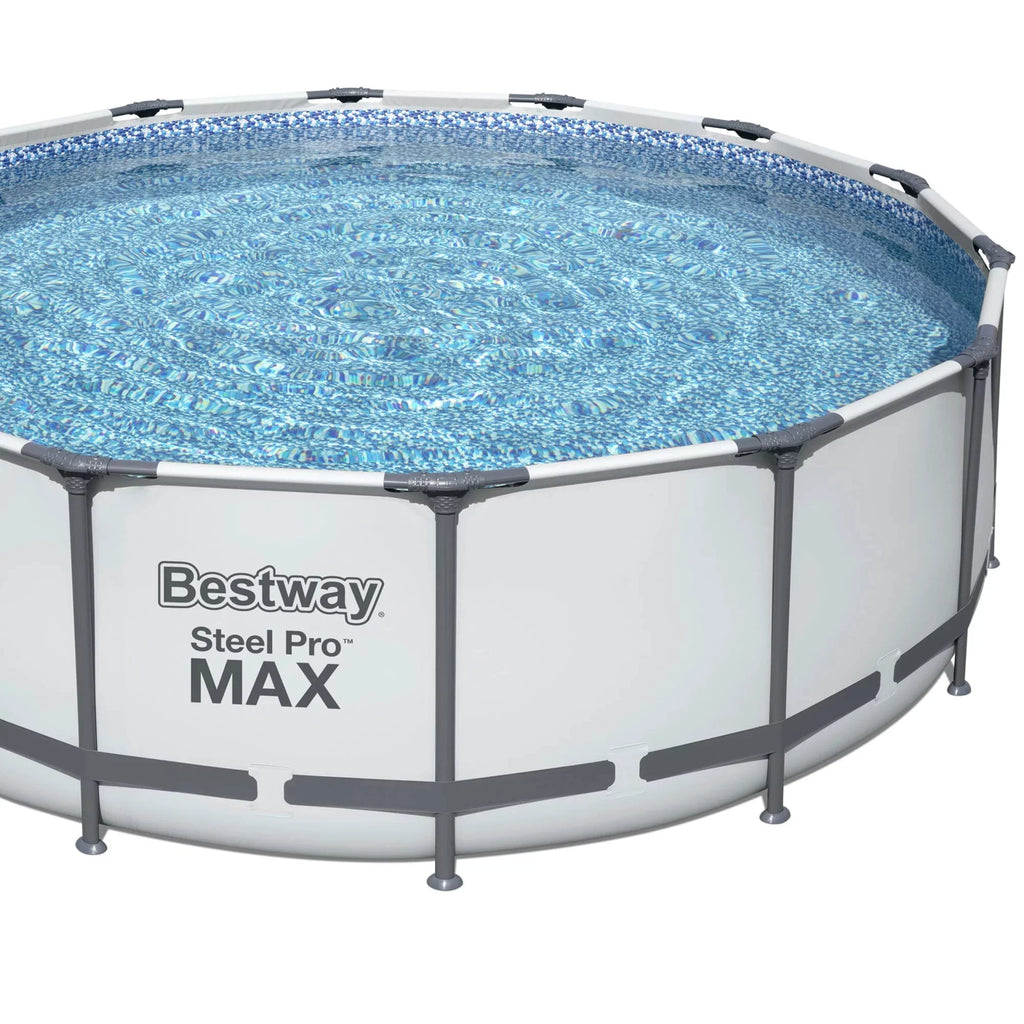 Bestway Steel Pro MAX 14' x 48" Round Above Ground Swimming Pool Set