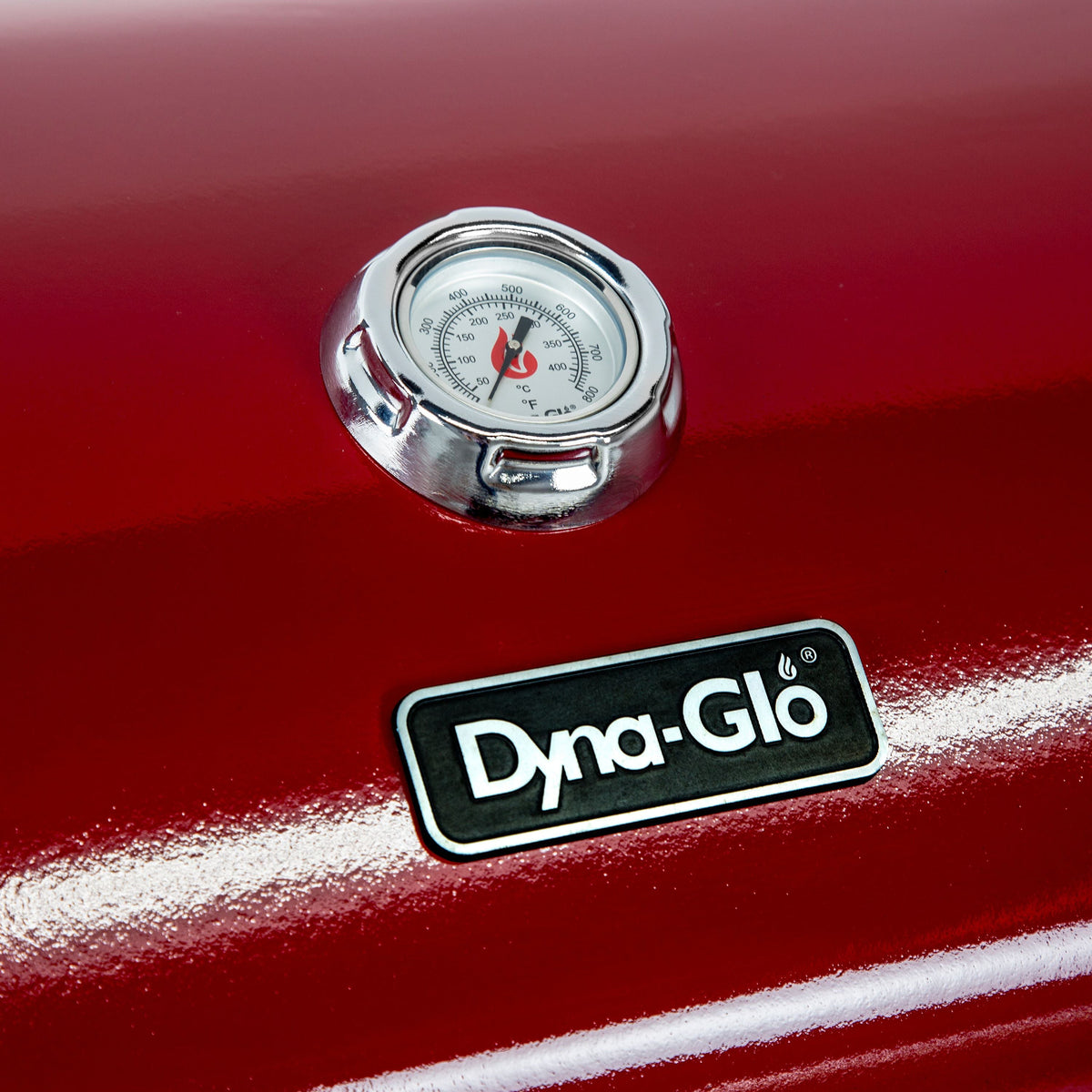 Glo 3 Burner Red Propane Gas Grill