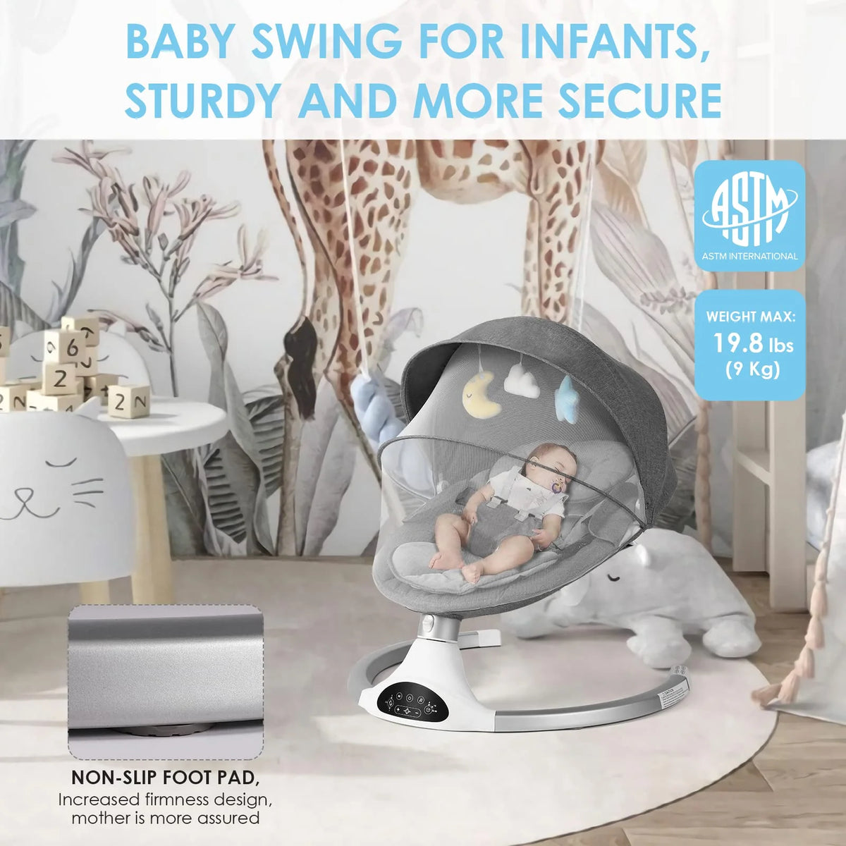 Infants Harness Bluetooth Support Lullabies