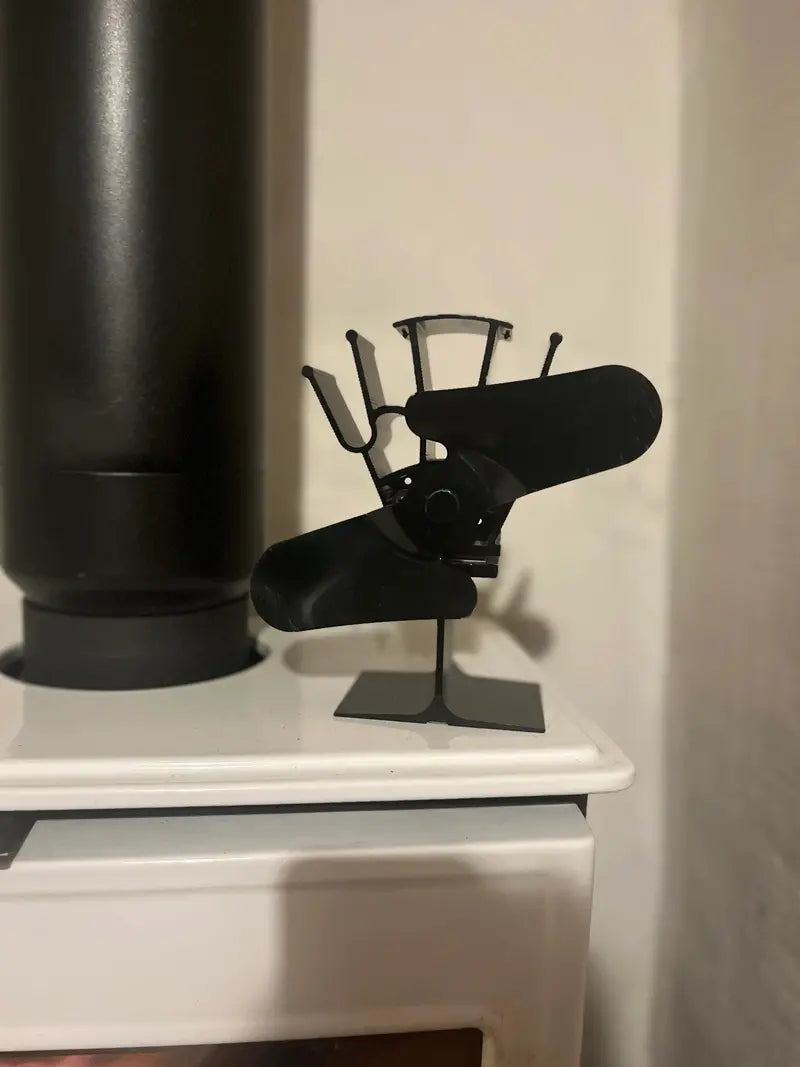 The Tortoise Heat-Powered Stove Fan – Silent, Eco-Friendly Air Circulator for Wood or Gas Stoves