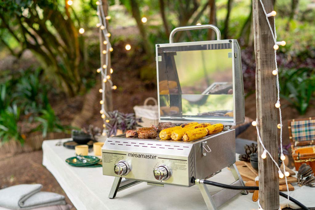 Megamaster Premium Outdoor Cooking 2-Burner Grill
