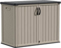 Devoko Weatherproof Outdoor Storage Cabinet  26 Cu Ft Horizontal Patio Box with Lockable Doors
