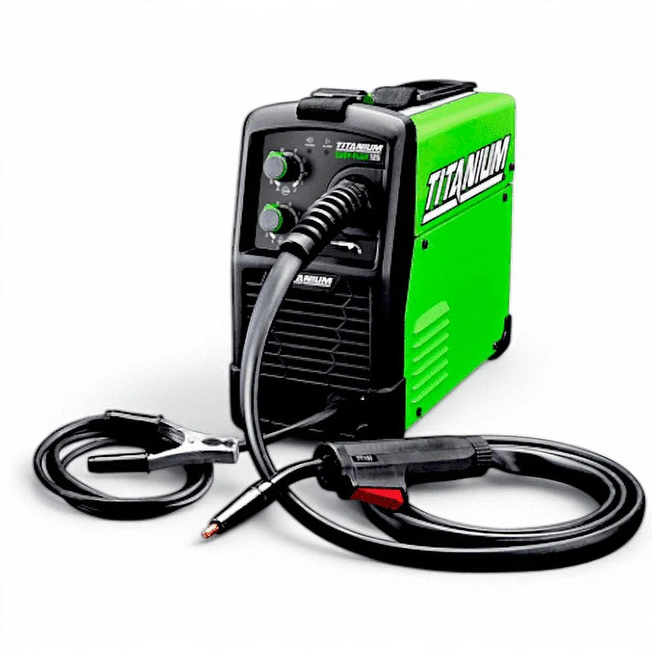 TITANIUM Easy - Flux 125 Amp Welder - Lightweight, Portable, and High - Performance Flux - Core Welder