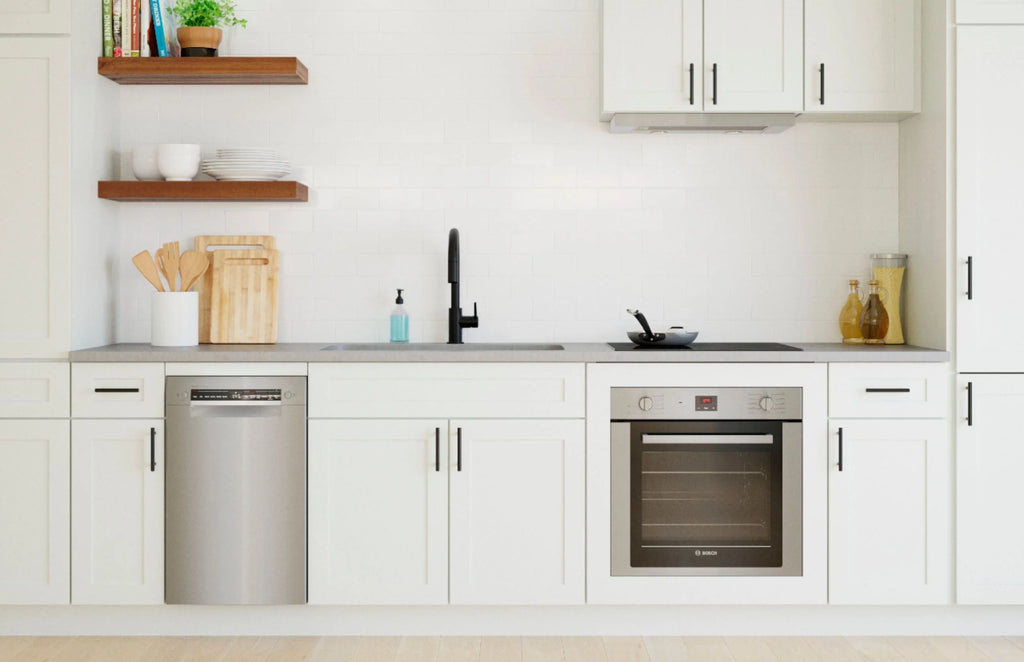 Bosch - 800 Series 18" Front Control Smart Built-In Stainless Steel Tub Dishwasher with 3rd Rack, 44 dBA - Stainless steel