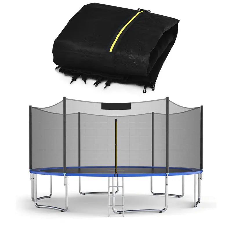 Universal Round Trampoline Safety Enclosure Net – Fits 8FT to 16FT Frames