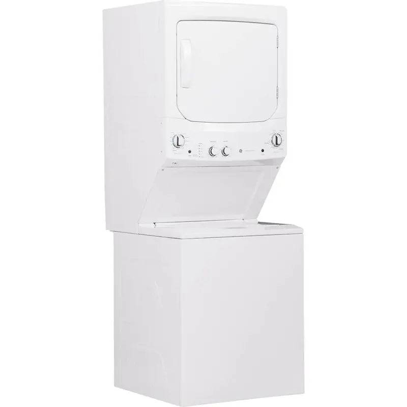 Compact Laundry Center  3.8 Cu. Ft. Top-Load Washer and 5.9 Cu. Ft. Electric Dryer in a Single White Unit