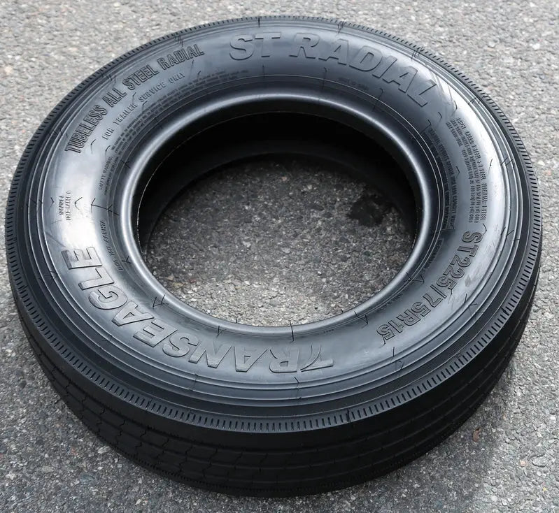 Transeagle ST225/75R15 Steel-Belted Trailer Tire Set (4) – Load Range G (14 Ply)