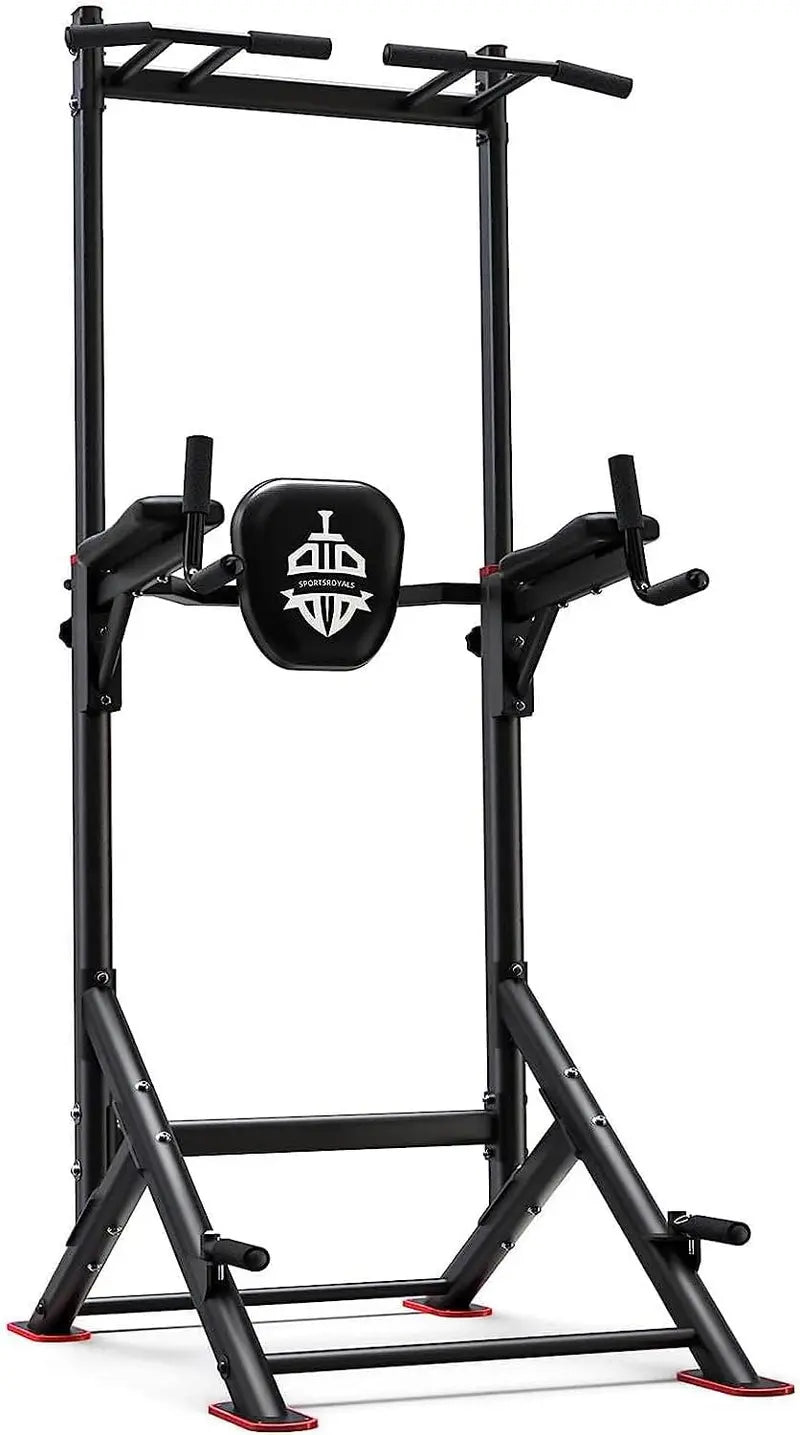Sportsroyals Power Tower Pulp Up Bar Station – 450 lb Capacity Tilted Immersion Trainer