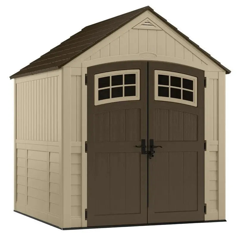 Sutton Resin Storage Shed – 7.5 ft x 7 ft Outdoor Utility Building