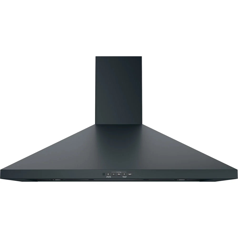 GE - 36" Convertible Range Hood - Black slate