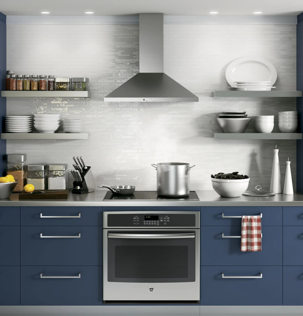 GE - 30" Convertible Range Hood - Stainless steel