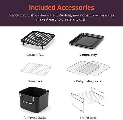 COSORI 6.8-Quart Dual Blaze Air Fryer with Smart ThermoIQ Temperature Control